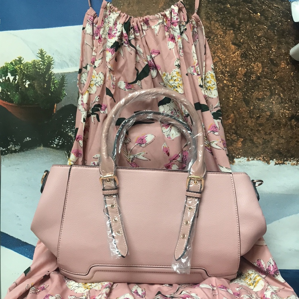 American bee pink purse combo